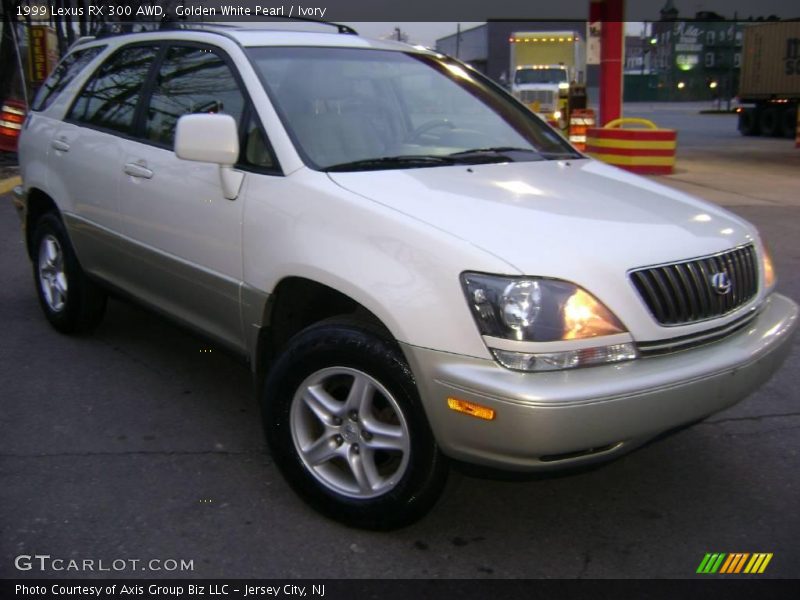 Golden White Pearl / Ivory 1999 Lexus RX 300 AWD