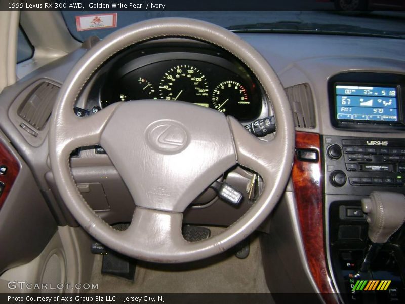 Golden White Pearl / Ivory 1999 Lexus RX 300 AWD