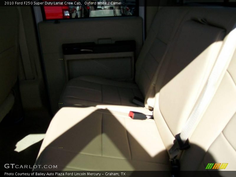 Oxford White / Camel 2010 Ford F250 Super Duty Lariat Crew Cab