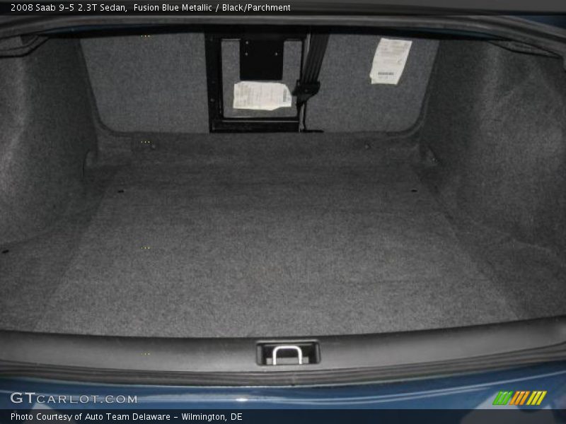 Fusion Blue Metallic / Black/Parchment 2008 Saab 9-5 2.3T Sedan