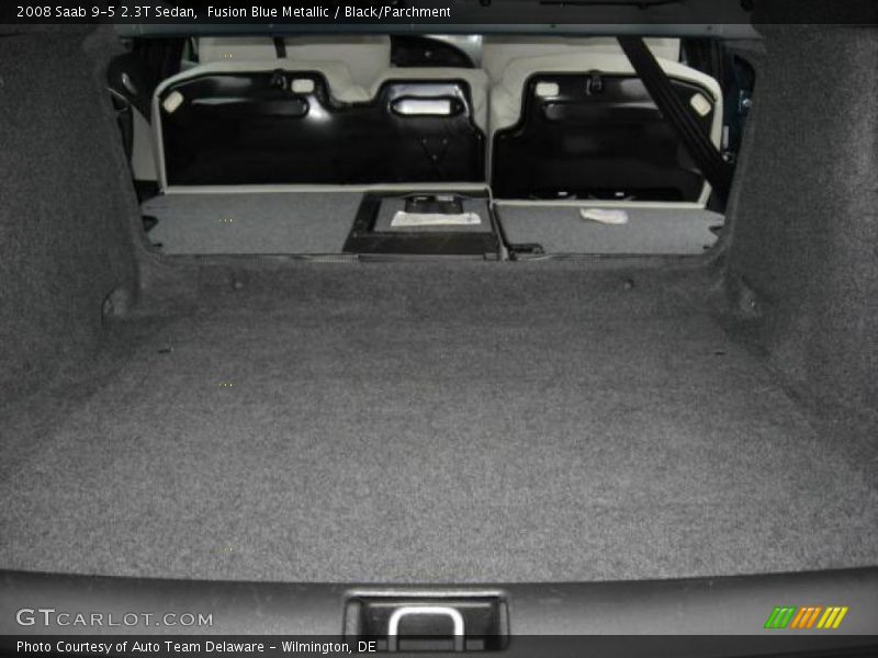 Fusion Blue Metallic / Black/Parchment 2008 Saab 9-5 2.3T Sedan