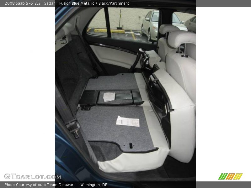 Fusion Blue Metallic / Black/Parchment 2008 Saab 9-5 2.3T Sedan