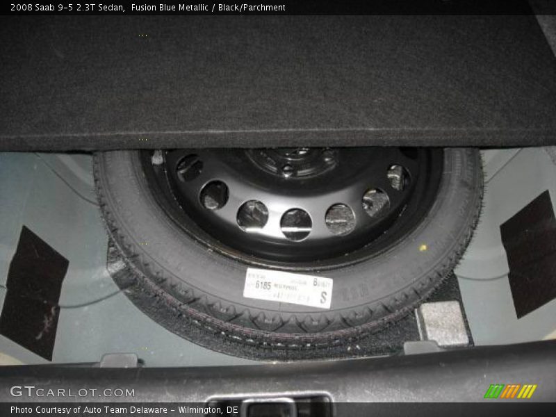 Fusion Blue Metallic / Black/Parchment 2008 Saab 9-5 2.3T Sedan