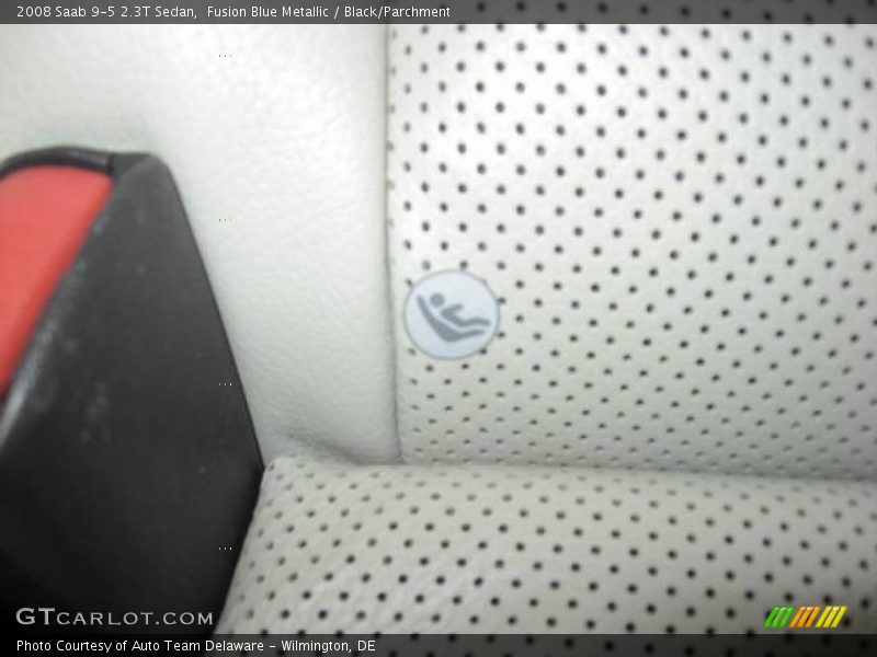 Fusion Blue Metallic / Black/Parchment 2008 Saab 9-5 2.3T Sedan