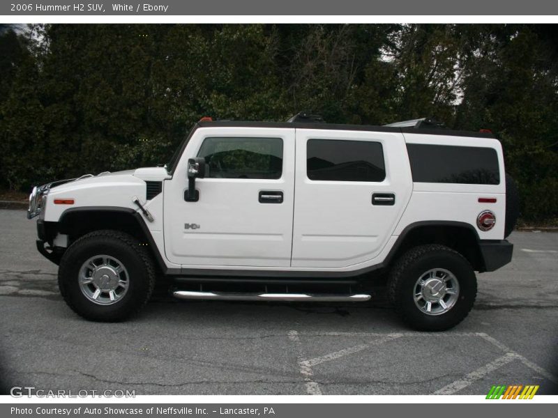 White / Ebony 2006 Hummer H2 SUV