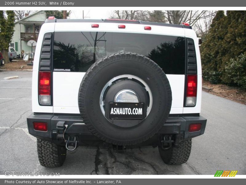 White / Ebony 2006 Hummer H2 SUV