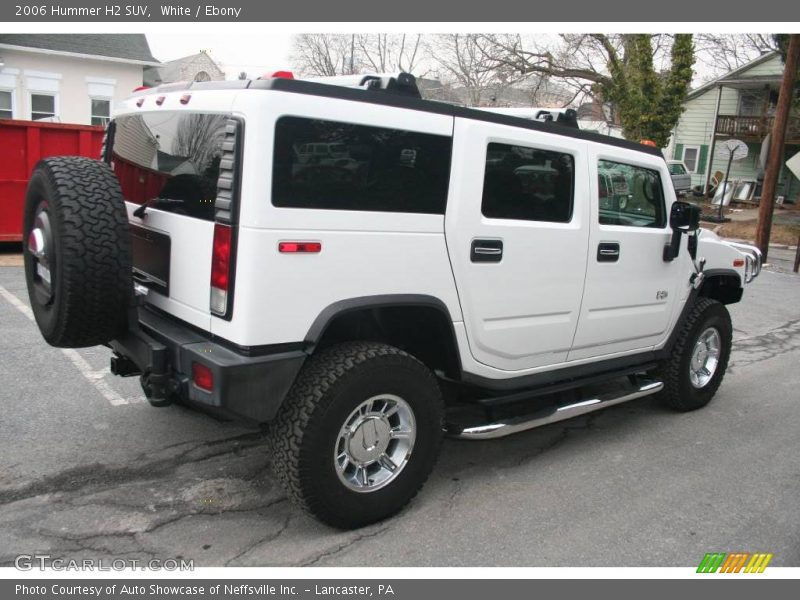 White / Ebony 2006 Hummer H2 SUV