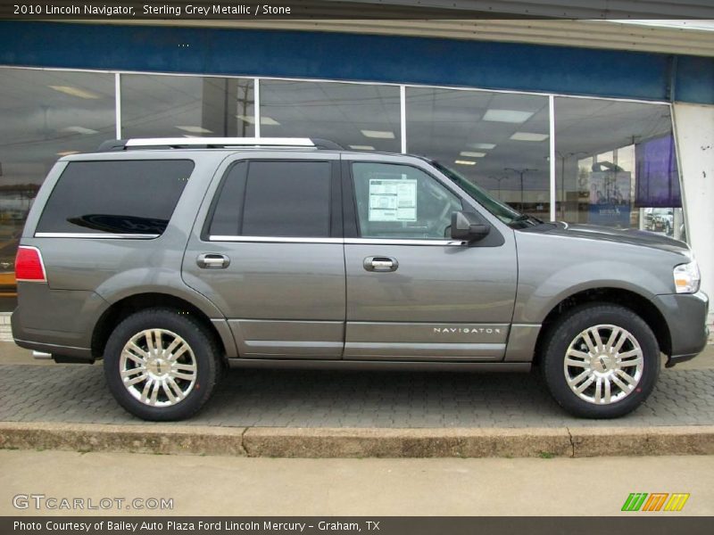 Sterling Grey Metallic / Stone 2010 Lincoln Navigator