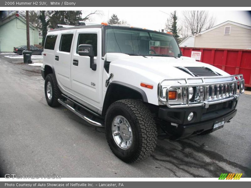 White / Ebony 2006 Hummer H2 SUV