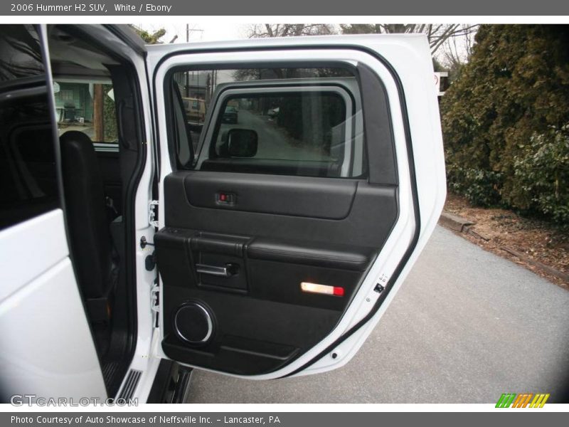 White / Ebony 2006 Hummer H2 SUV