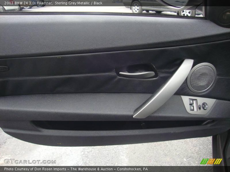 Sterling Grey Metallic / Black 2003 BMW Z4 3.0i Roadster
