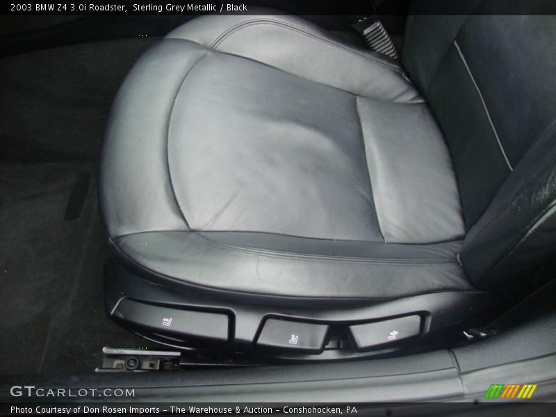 Sterling Grey Metallic / Black 2003 BMW Z4 3.0i Roadster