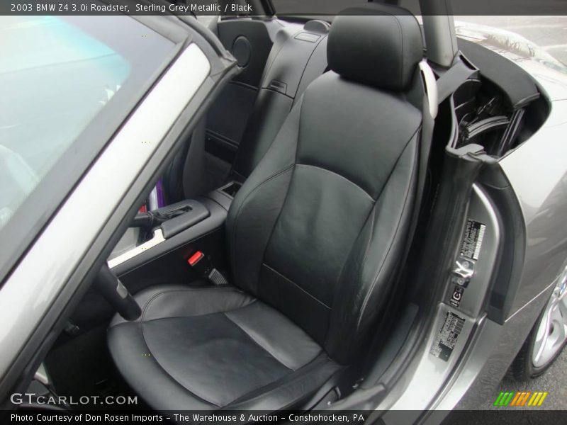 Sterling Grey Metallic / Black 2003 BMW Z4 3.0i Roadster