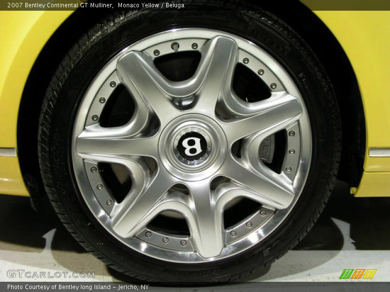 Monaco Yellow / Beluga 2007 Bentley Continental GT Mulliner