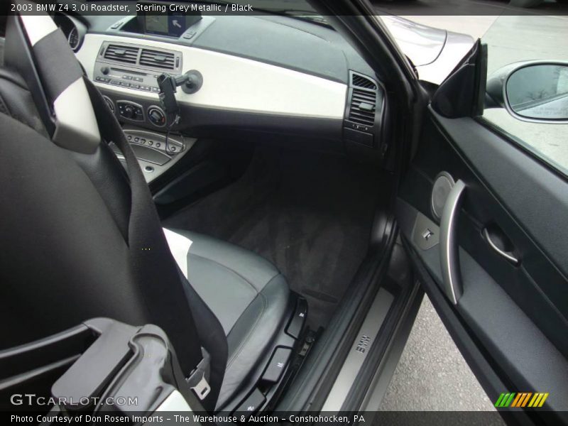 Sterling Grey Metallic / Black 2003 BMW Z4 3.0i Roadster