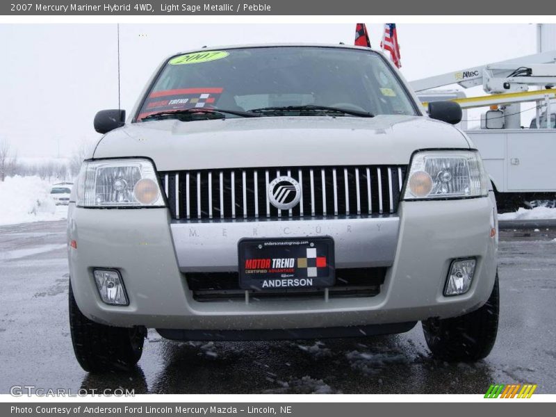 Light Sage Metallic / Pebble 2007 Mercury Mariner Hybrid 4WD