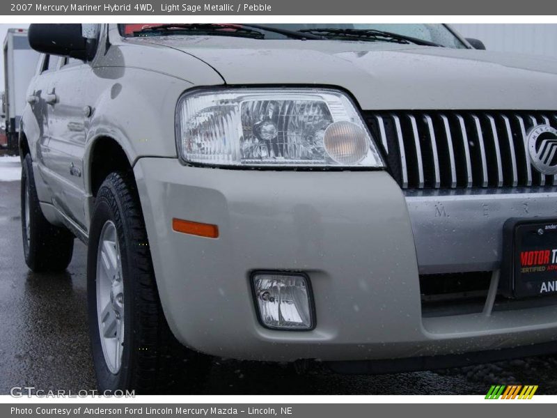 Light Sage Metallic / Pebble 2007 Mercury Mariner Hybrid 4WD