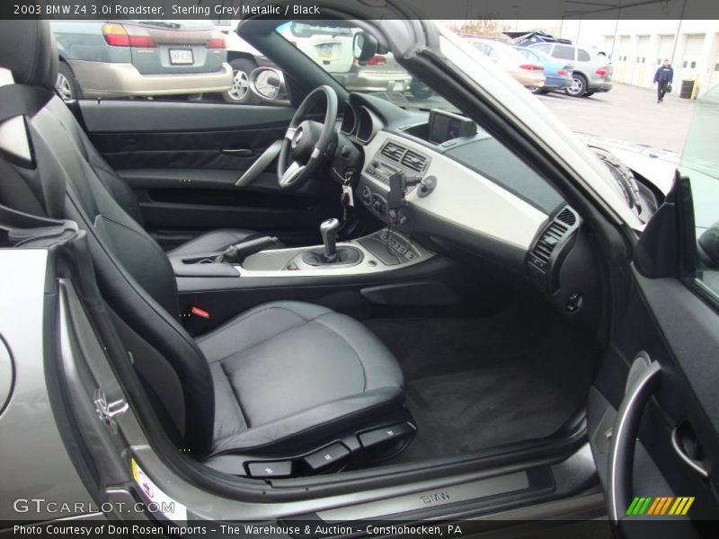 Sterling Grey Metallic / Black 2003 BMW Z4 3.0i Roadster