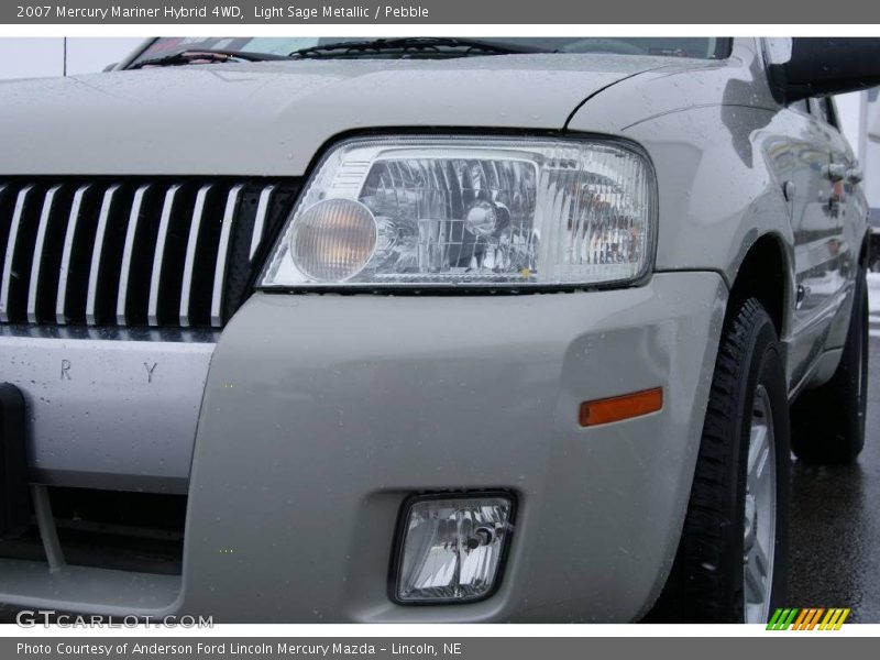 Light Sage Metallic / Pebble 2007 Mercury Mariner Hybrid 4WD