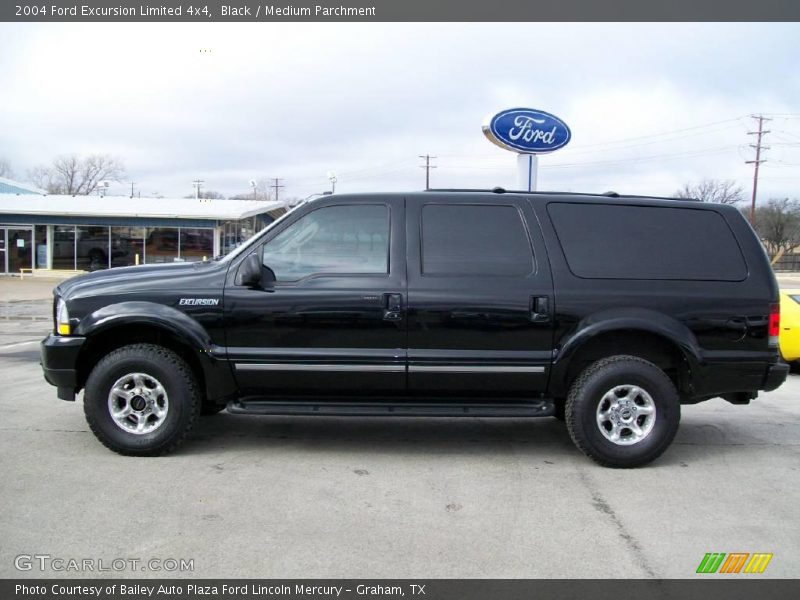 Black / Medium Parchment 2004 Ford Excursion Limited 4x4