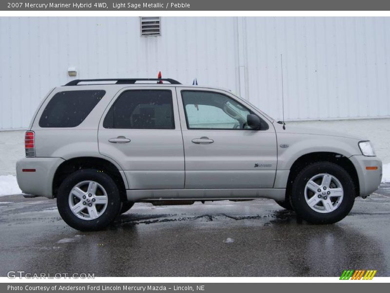 Light Sage Metallic / Pebble 2007 Mercury Mariner Hybrid 4WD