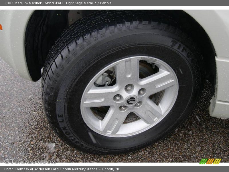 Light Sage Metallic / Pebble 2007 Mercury Mariner Hybrid 4WD