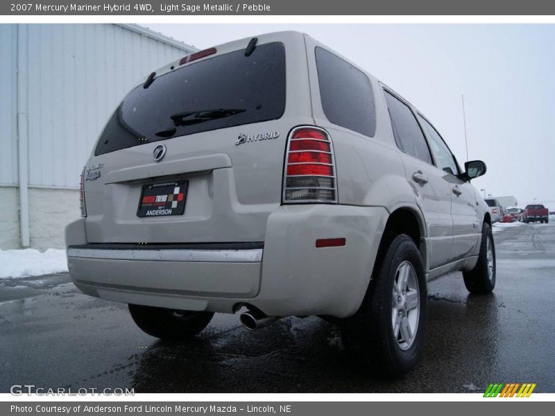 Light Sage Metallic / Pebble 2007 Mercury Mariner Hybrid 4WD