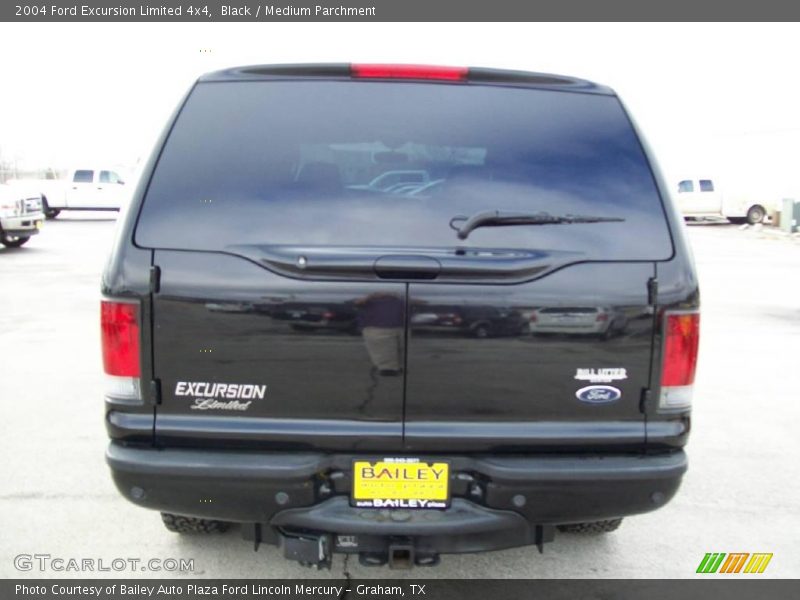 Black / Medium Parchment 2004 Ford Excursion Limited 4x4