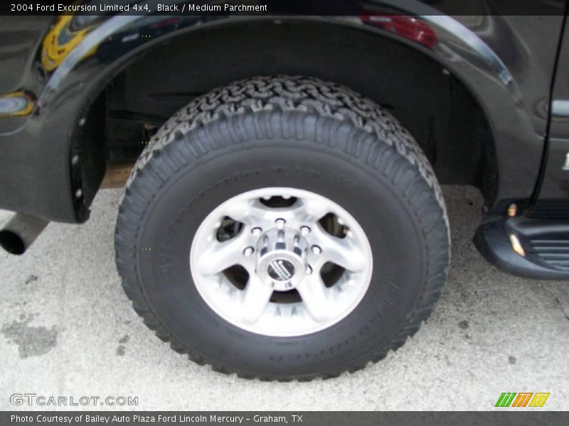 Black / Medium Parchment 2004 Ford Excursion Limited 4x4