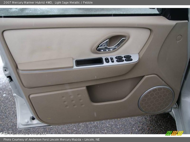 Light Sage Metallic / Pebble 2007 Mercury Mariner Hybrid 4WD
