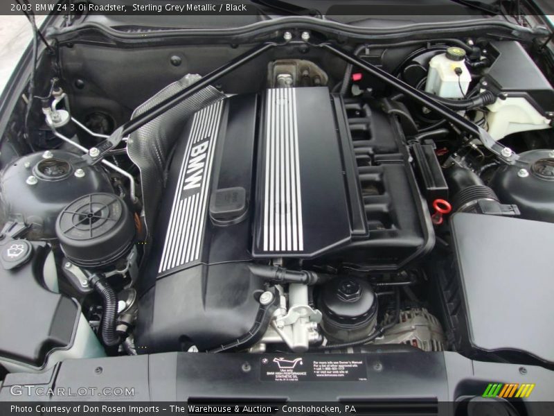Sterling Grey Metallic / Black 2003 BMW Z4 3.0i Roadster