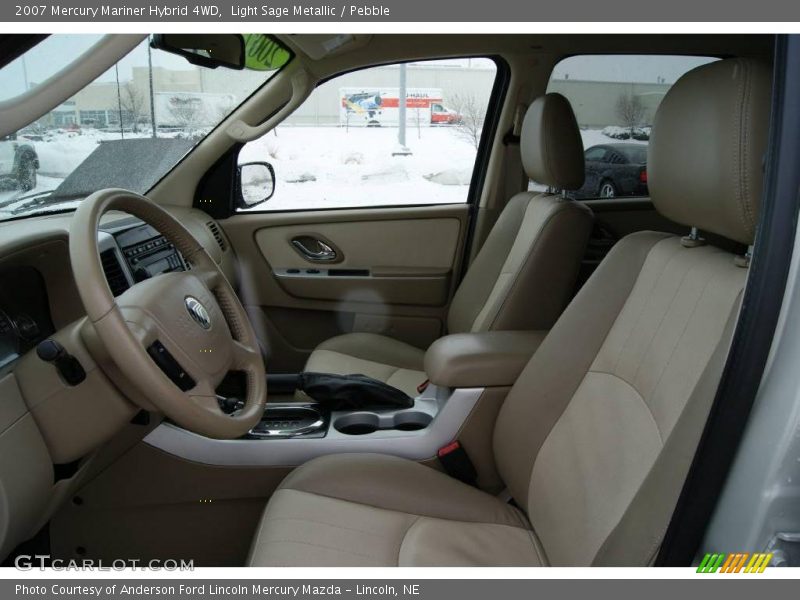 Light Sage Metallic / Pebble 2007 Mercury Mariner Hybrid 4WD