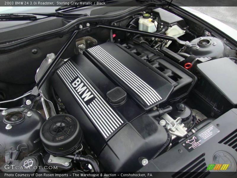 Sterling Grey Metallic / Black 2003 BMW Z4 3.0i Roadster