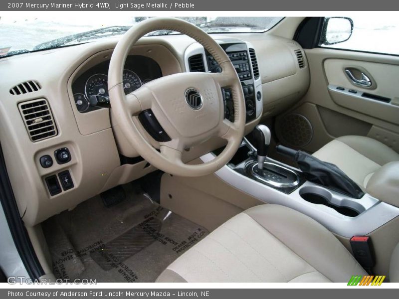 Light Sage Metallic / Pebble 2007 Mercury Mariner Hybrid 4WD