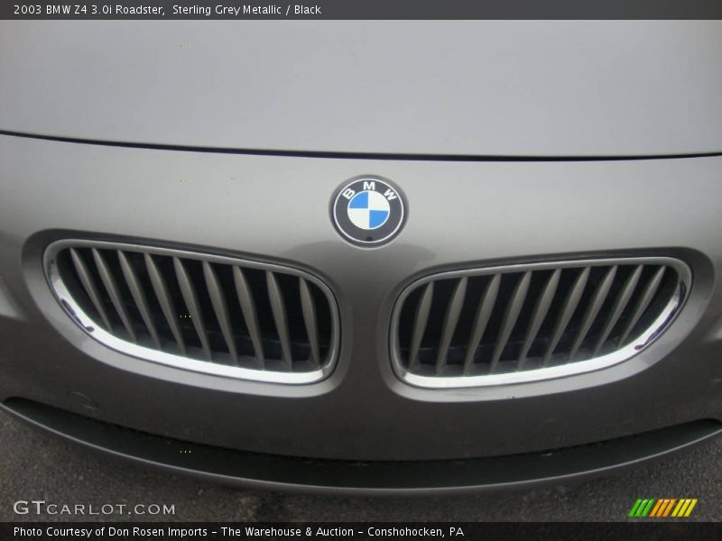 Sterling Grey Metallic / Black 2003 BMW Z4 3.0i Roadster