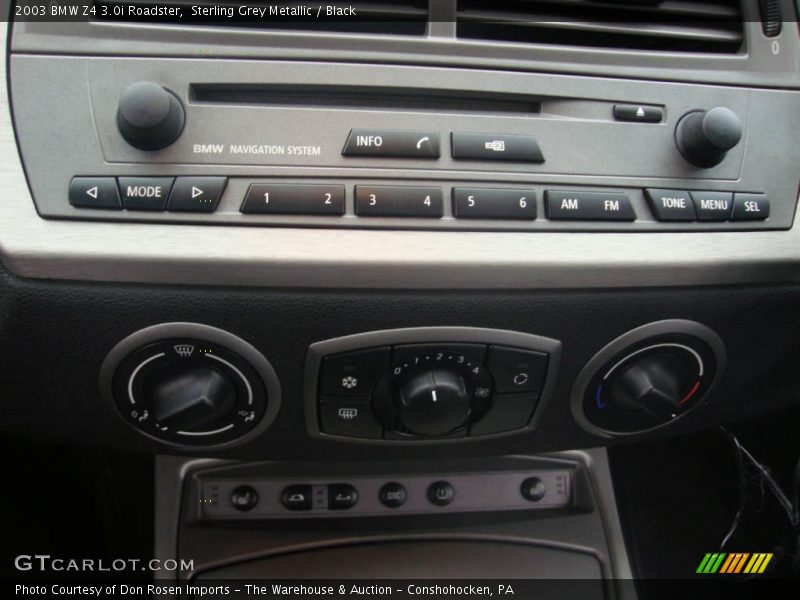 Sterling Grey Metallic / Black 2003 BMW Z4 3.0i Roadster