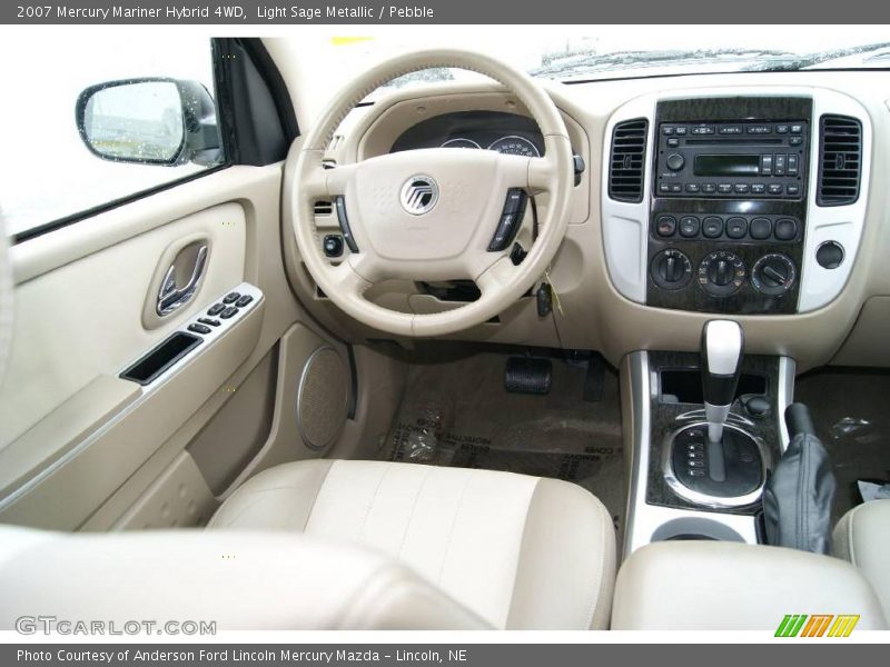 Light Sage Metallic / Pebble 2007 Mercury Mariner Hybrid 4WD