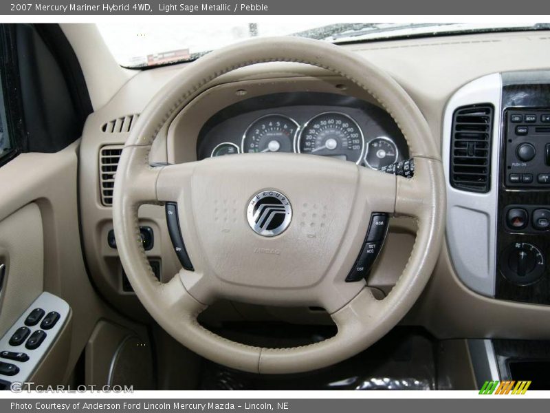 Light Sage Metallic / Pebble 2007 Mercury Mariner Hybrid 4WD