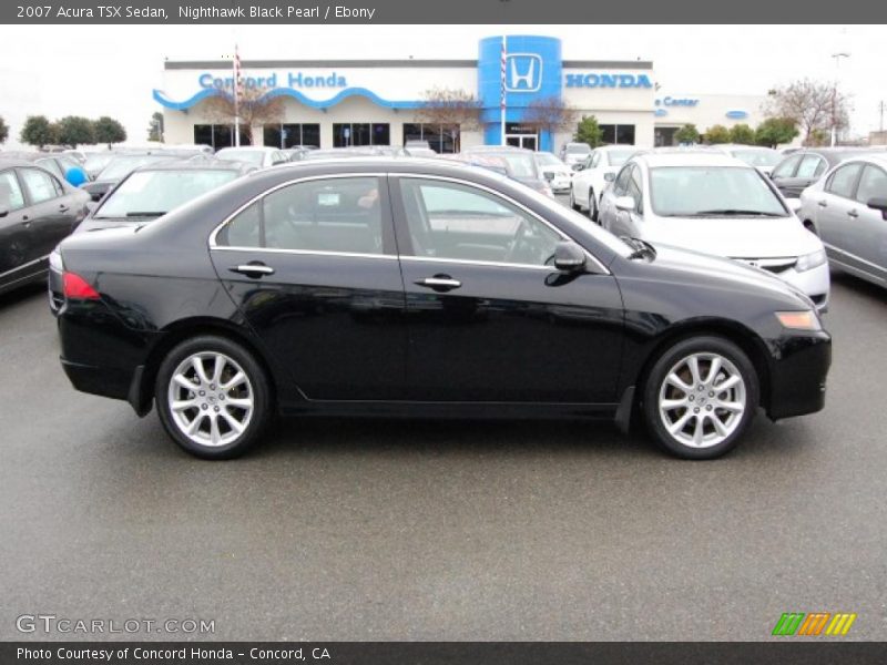 Nighthawk Black Pearl / Ebony 2007 Acura TSX Sedan