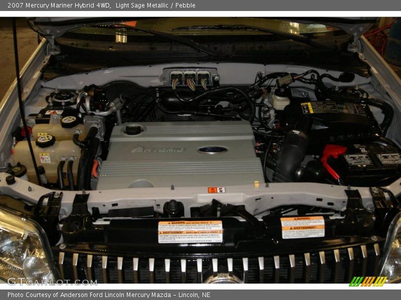 Light Sage Metallic / Pebble 2007 Mercury Mariner Hybrid 4WD
