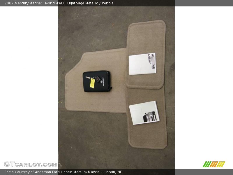 Light Sage Metallic / Pebble 2007 Mercury Mariner Hybrid 4WD
