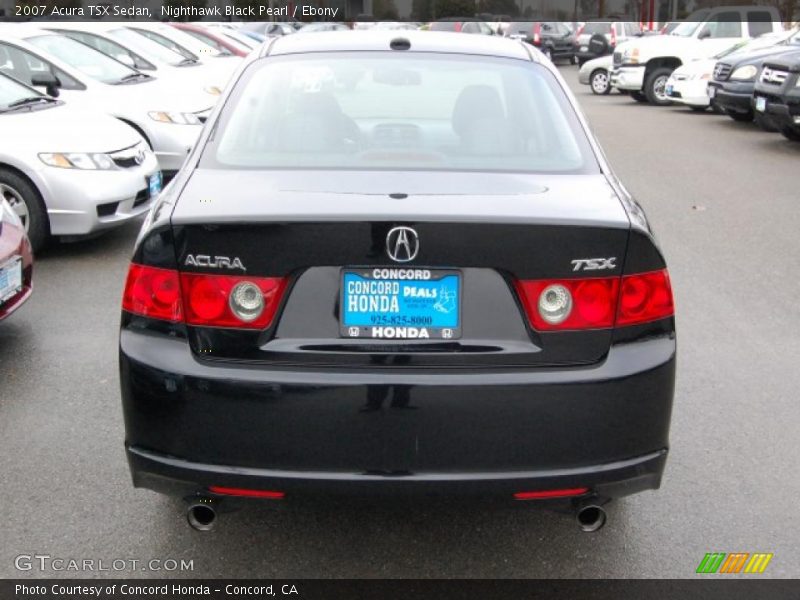 Nighthawk Black Pearl / Ebony 2007 Acura TSX Sedan