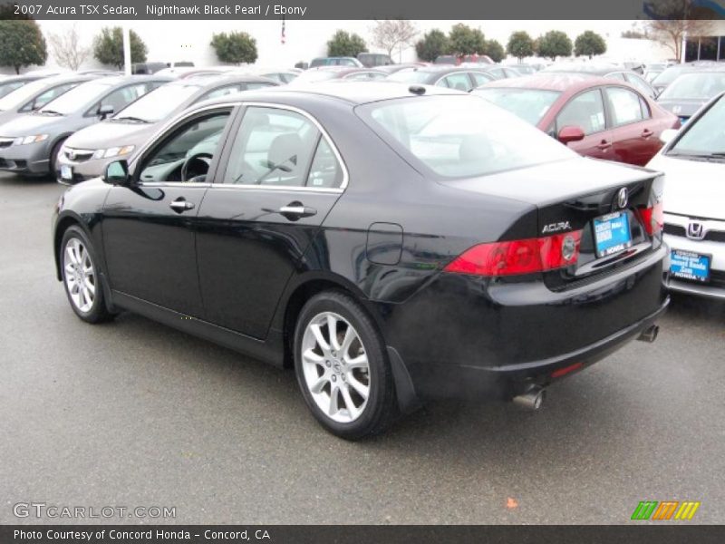 Nighthawk Black Pearl / Ebony 2007 Acura TSX Sedan