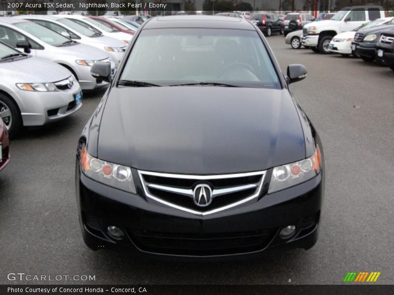 Nighthawk Black Pearl / Ebony 2007 Acura TSX Sedan