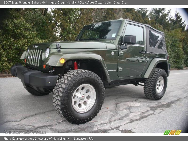 Jeep Green Metallic / Dark Slate Gray/Medium Slate Gray 2007 Jeep Wrangler Sahara 4x4