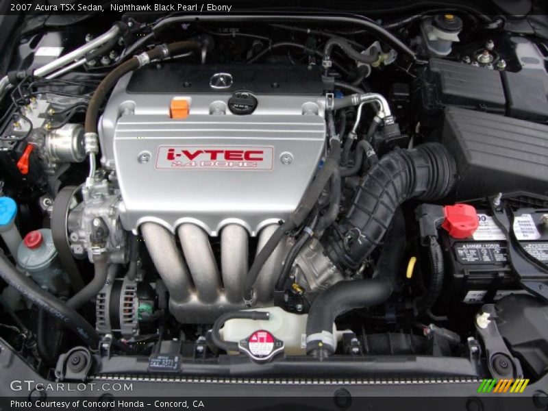 Nighthawk Black Pearl / Ebony 2007 Acura TSX Sedan