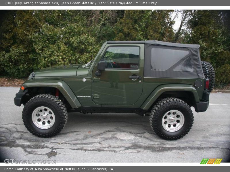 Jeep Green Metallic / Dark Slate Gray/Medium Slate Gray 2007 Jeep Wrangler Sahara 4x4