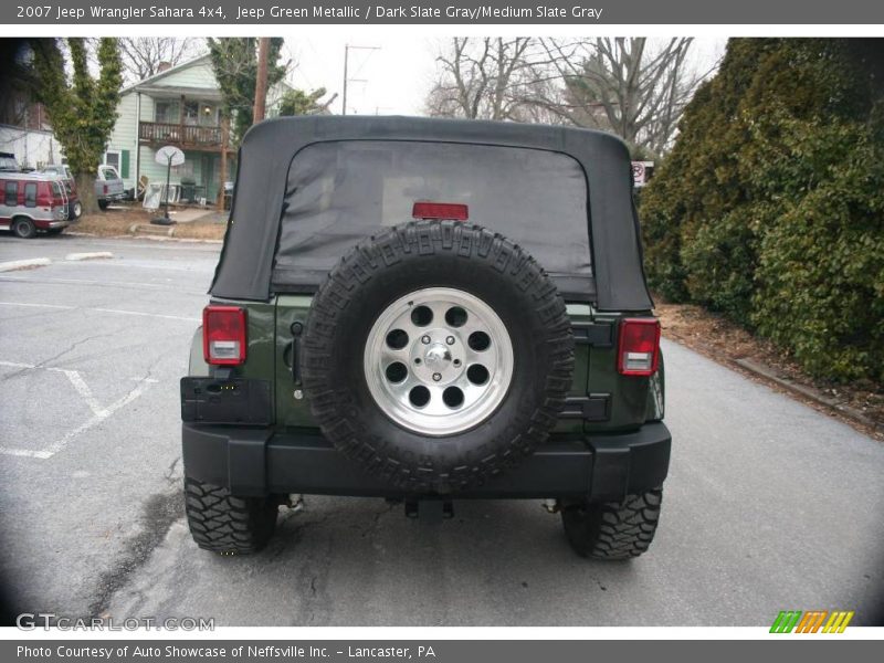 Jeep Green Metallic / Dark Slate Gray/Medium Slate Gray 2007 Jeep Wrangler Sahara 4x4