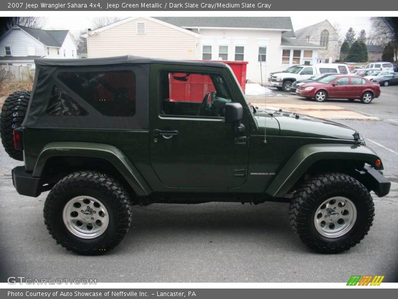 Jeep Green Metallic / Dark Slate Gray/Medium Slate Gray 2007 Jeep Wrangler Sahara 4x4