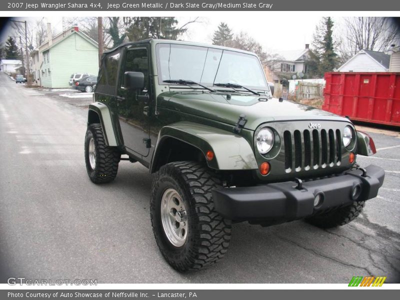 Jeep Green Metallic / Dark Slate Gray/Medium Slate Gray 2007 Jeep Wrangler Sahara 4x4